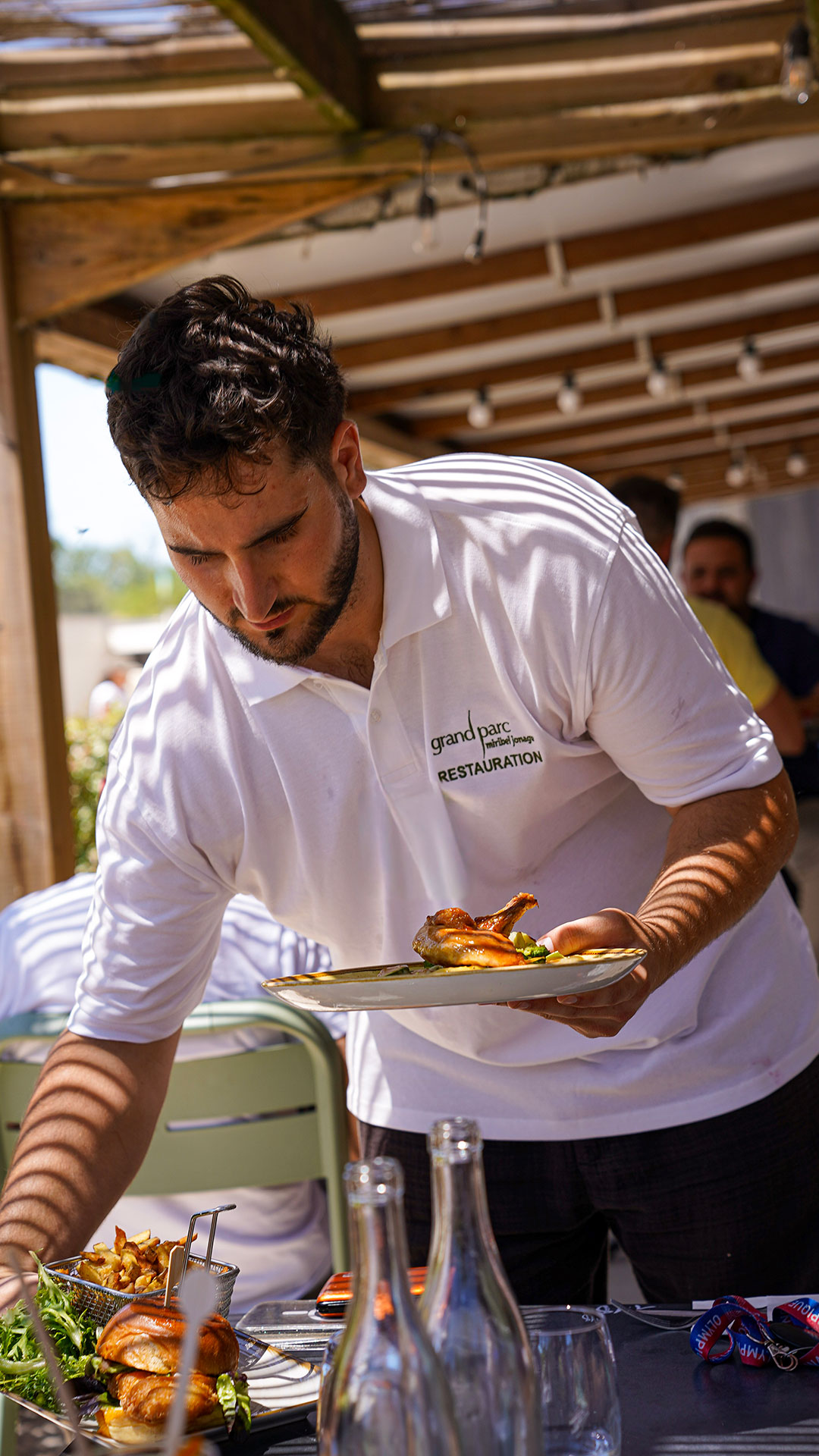 L'équipe du restaurant Les Saveurs du Grand Parc